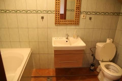 koupelna pokoj 2 v Penzionu Čtyřkoly